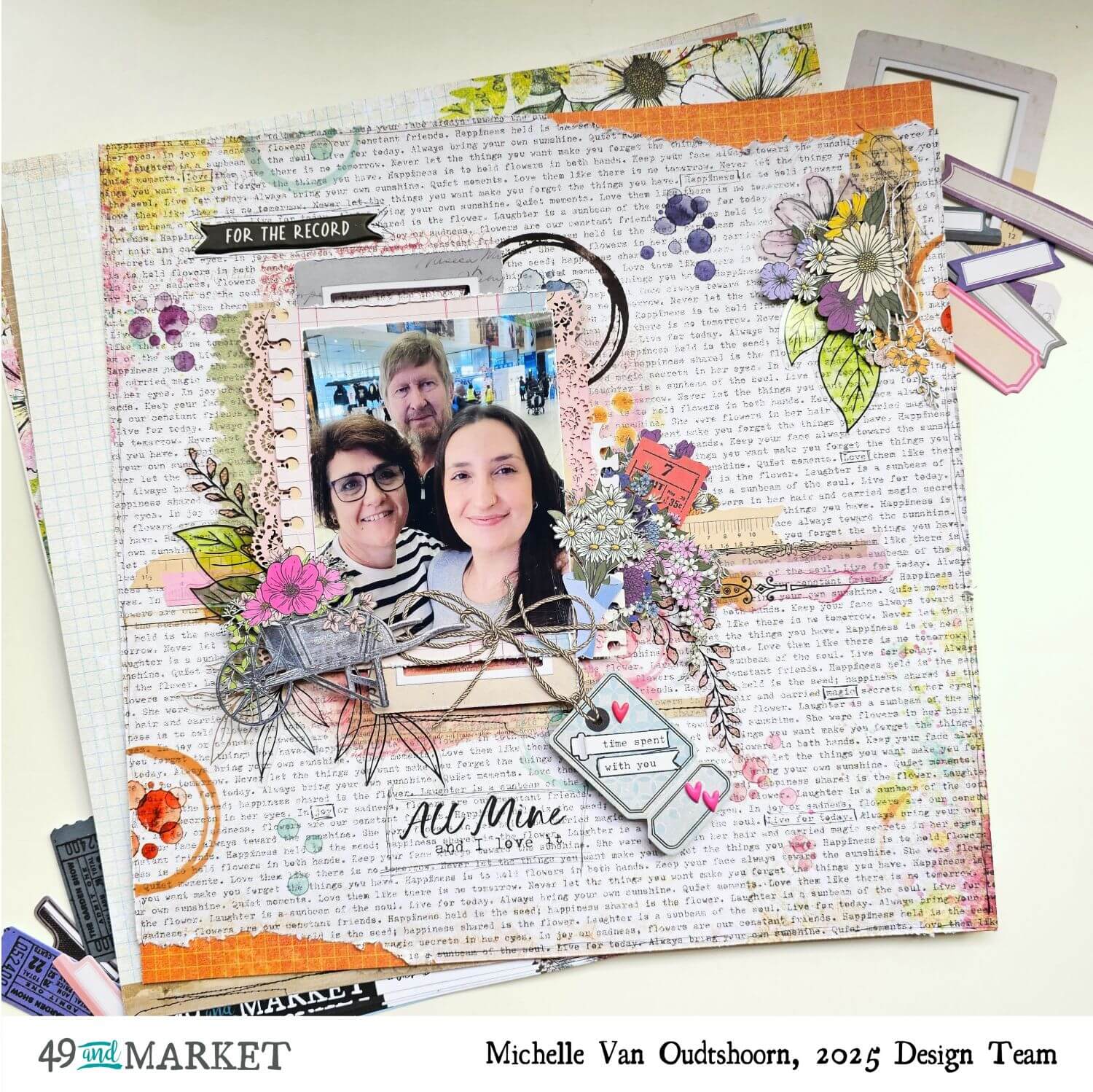 All mine and I love it - Layout by Michelle