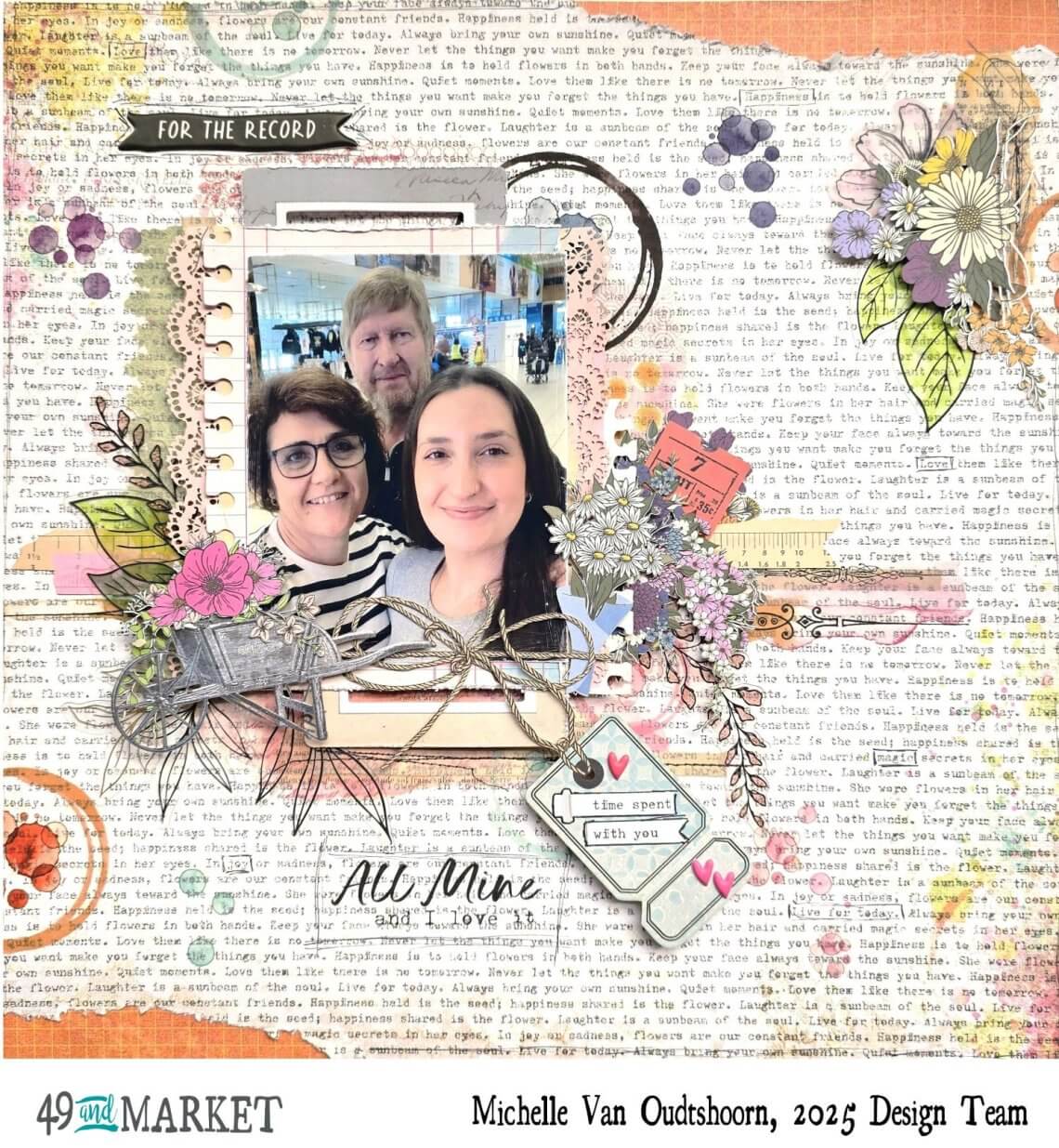 All mine and I love it - Layout by Michelle
