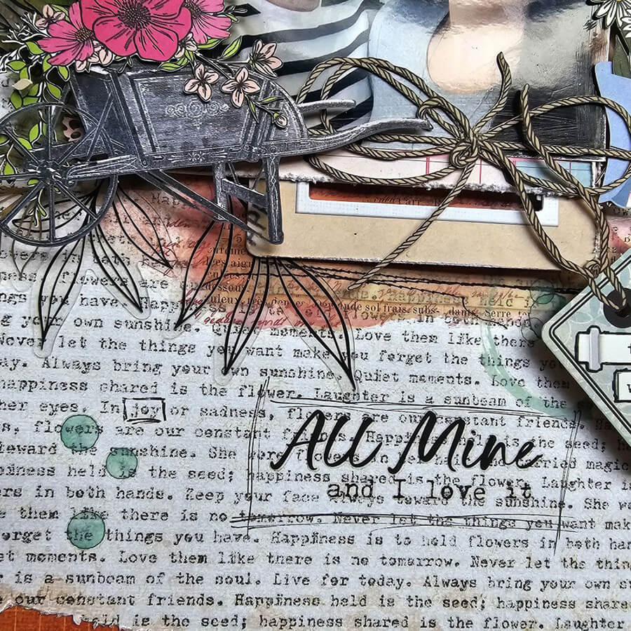All mine and I love it - Layout by Michelle
