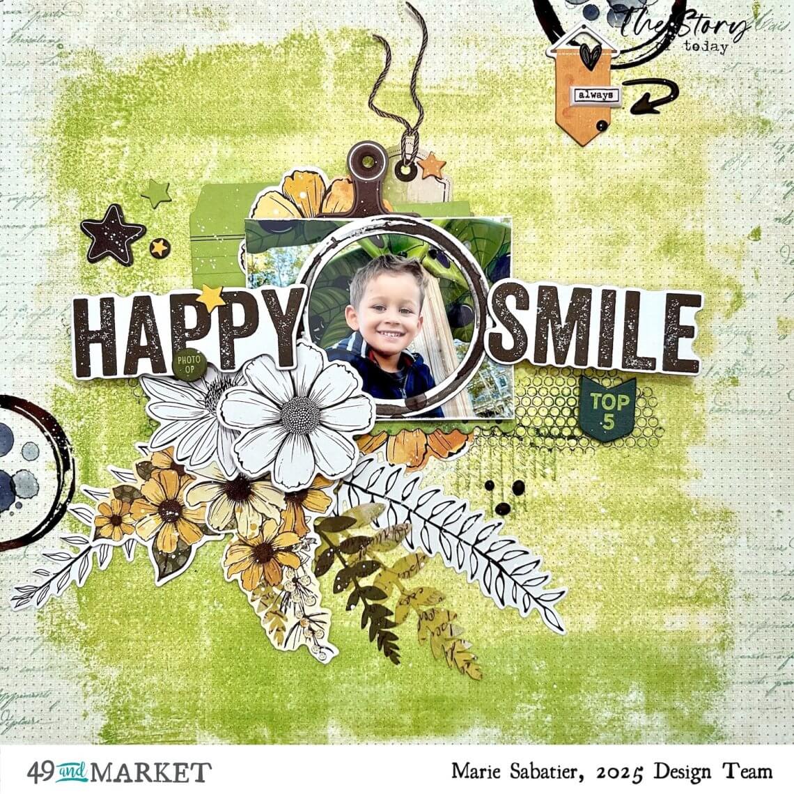 Happy Smile - Layout by Marie
