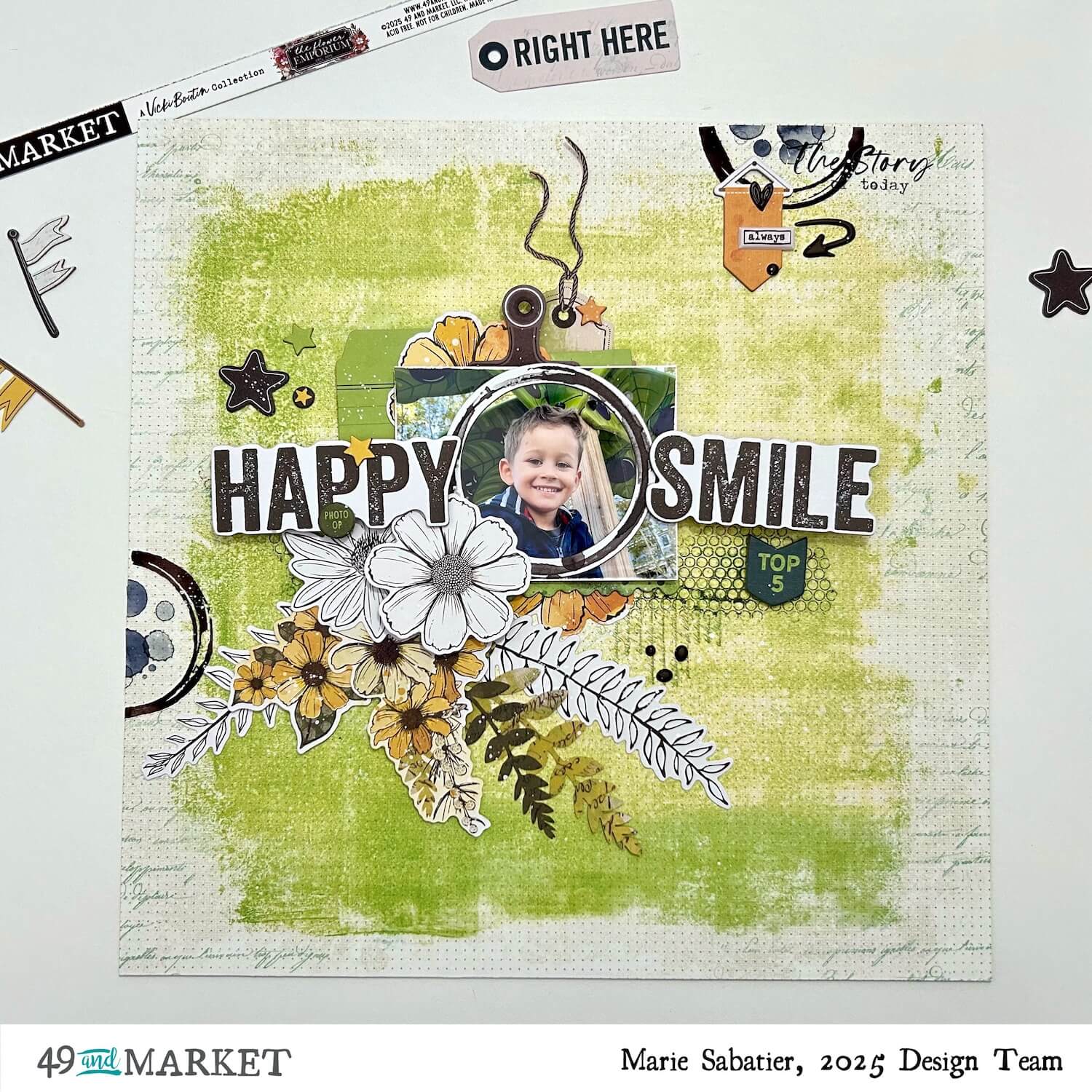 Happy Smile - Layout by Marie