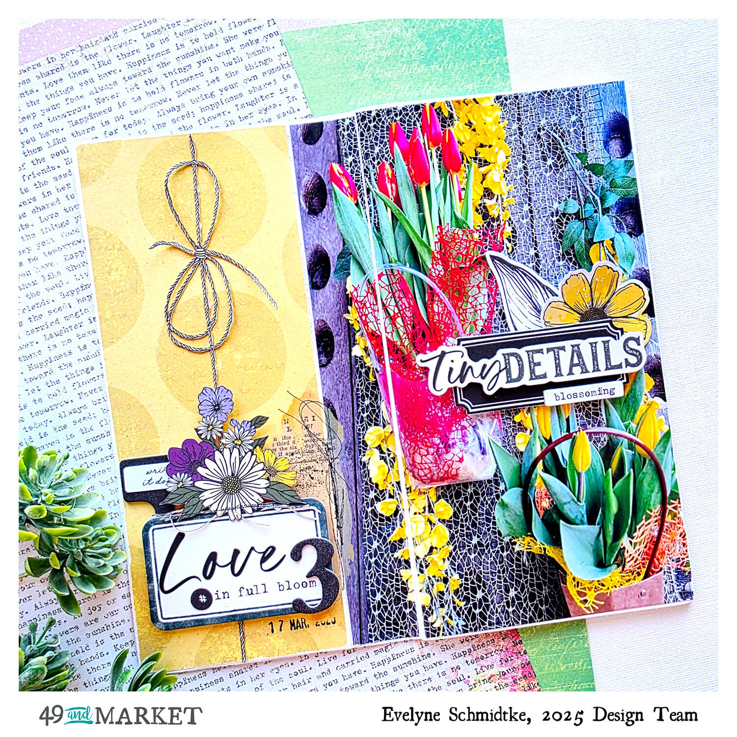 Love in full Bloom - Layout by Evy