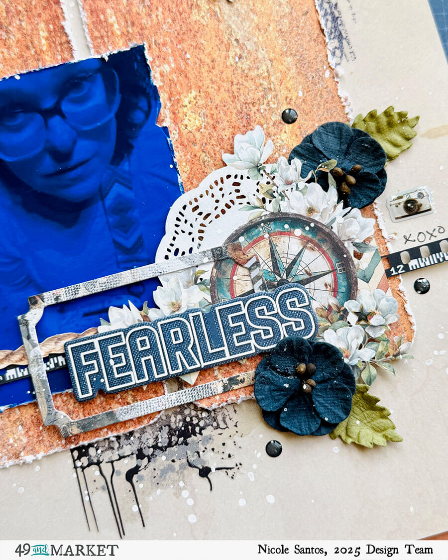 Fearless Scrapbook Layout - Layout by Nicole