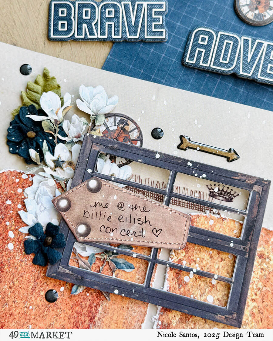 Fearless Scrapbook Layout - Layout by Nicole