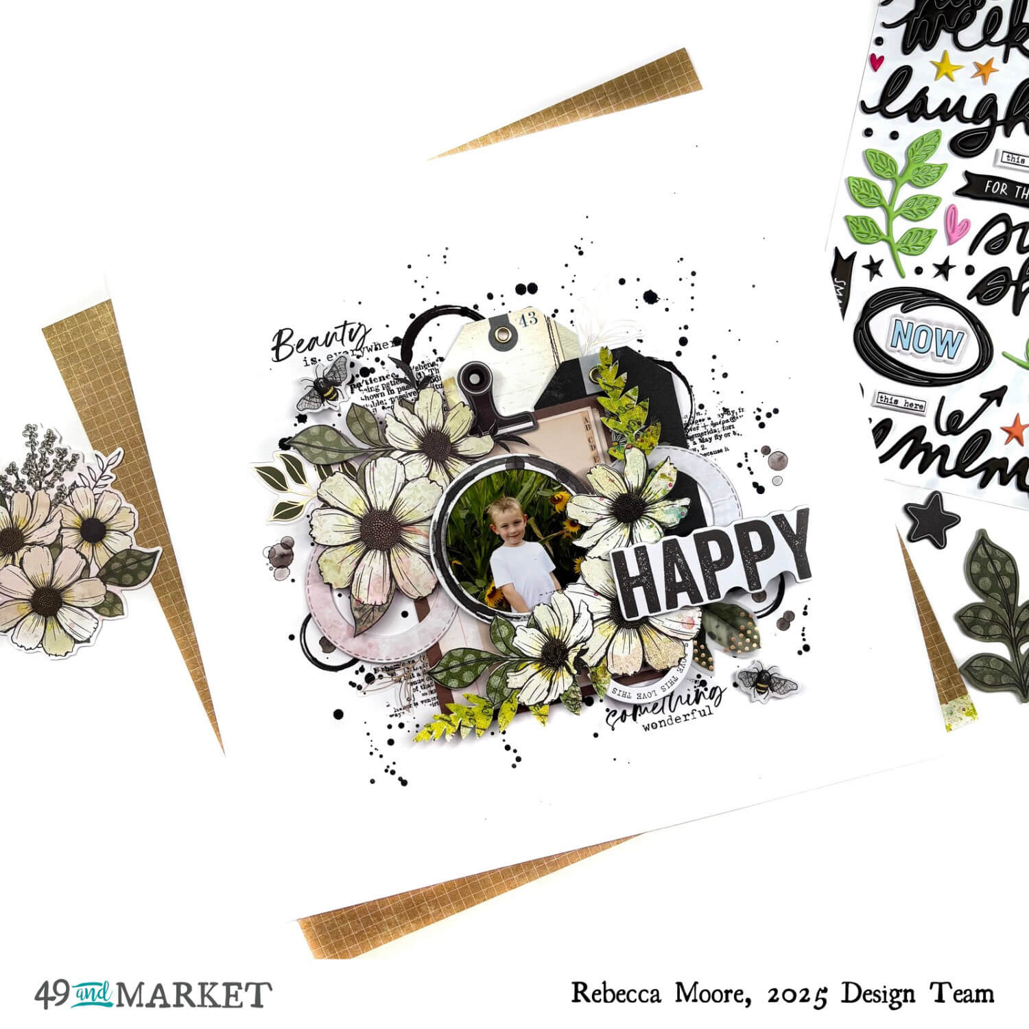 Happy - Layout by Rebecca