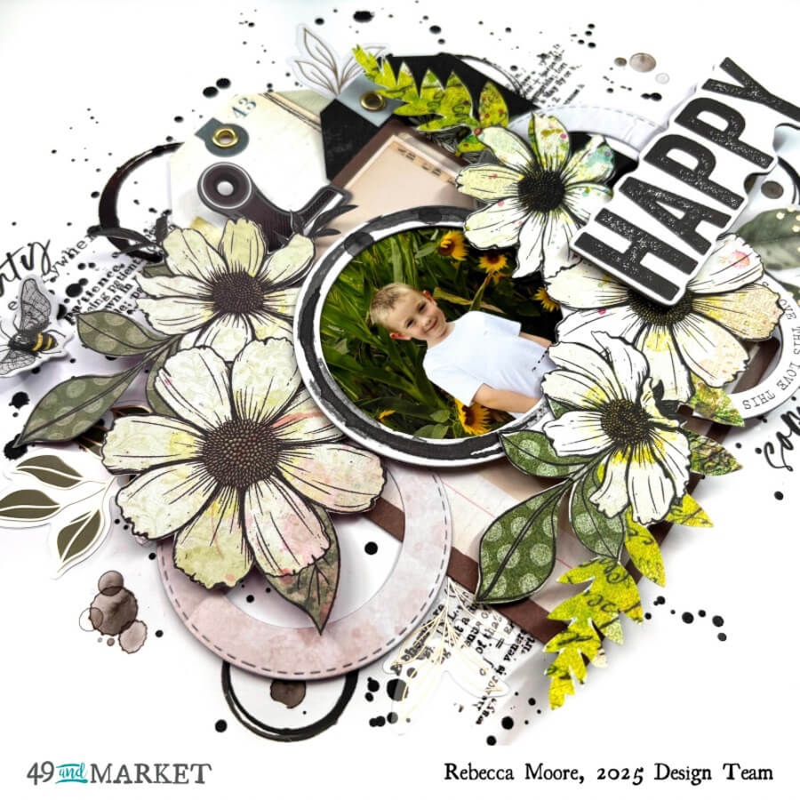 Happy - Layout by Rebecca