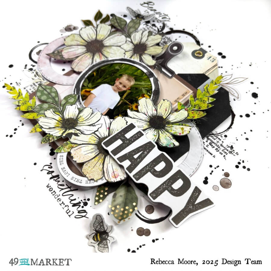 Happy - Layout by Rebecca