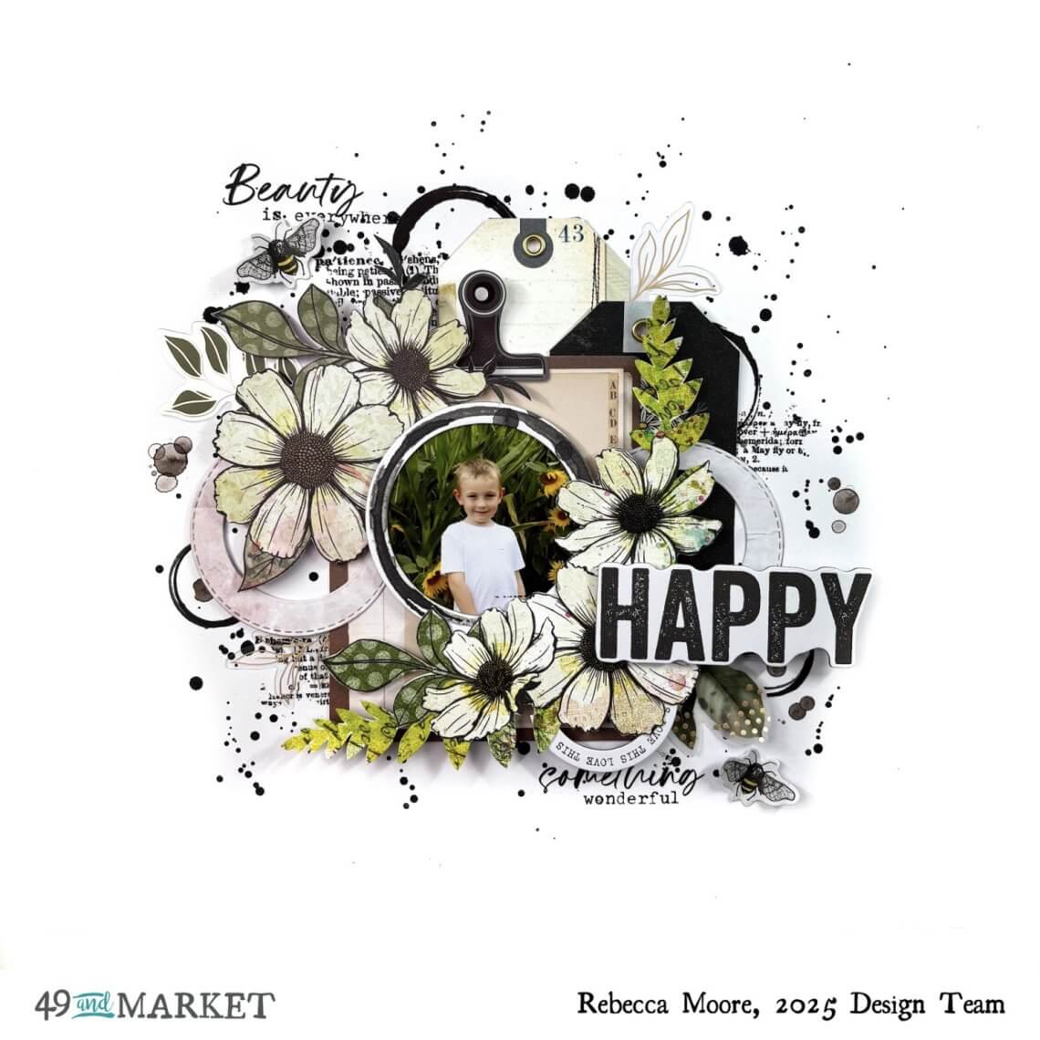 Happy - Layout by Rebecca