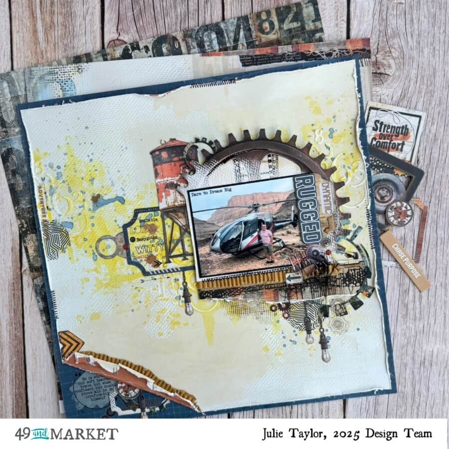 Rugged - Layout by Julie