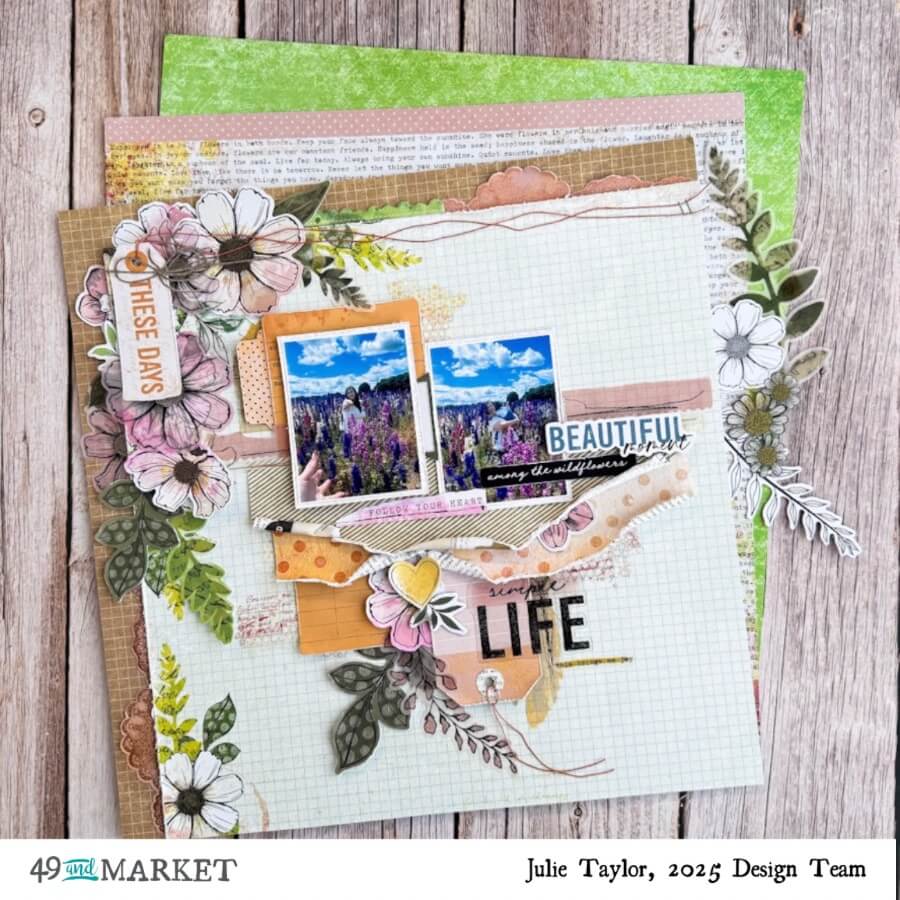 Beautiful Moment - Layout by Julie