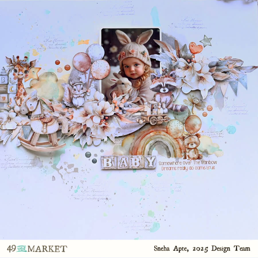 Baby bliss - Layout by Sneha