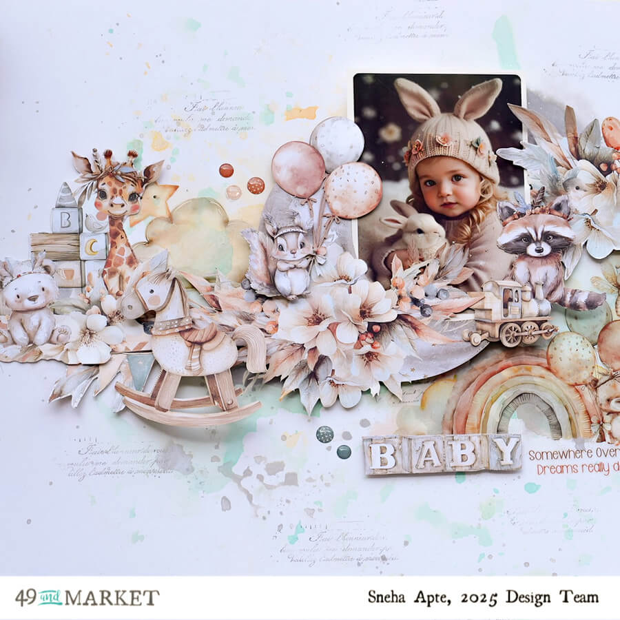 Baby bliss - Layout by Sneha