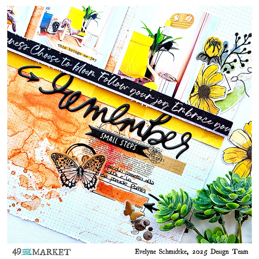 Remember small steps - Layout by Evy