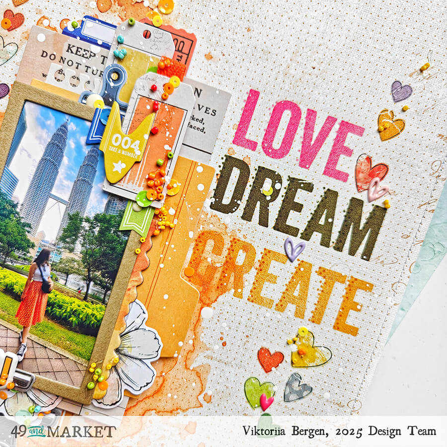 Love, dream, create - Layout by Viktoriia
