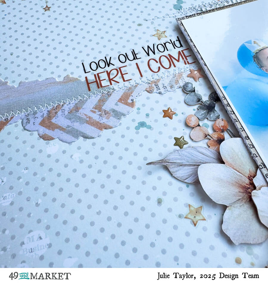 Look out World Here I Come - Layout by Julie