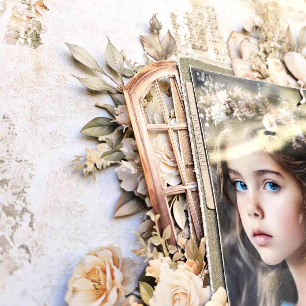 All things grow better with love - Layout by Michelle