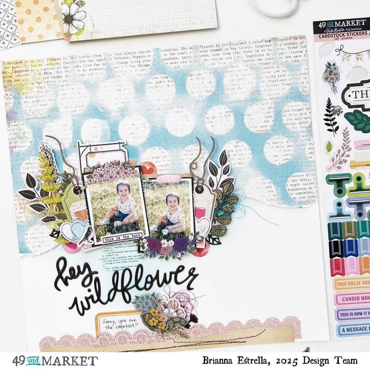 Hey Wildflower - Layout by Brianna