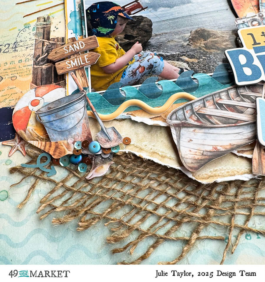 Life is Better at the Beach - Layout by Julie