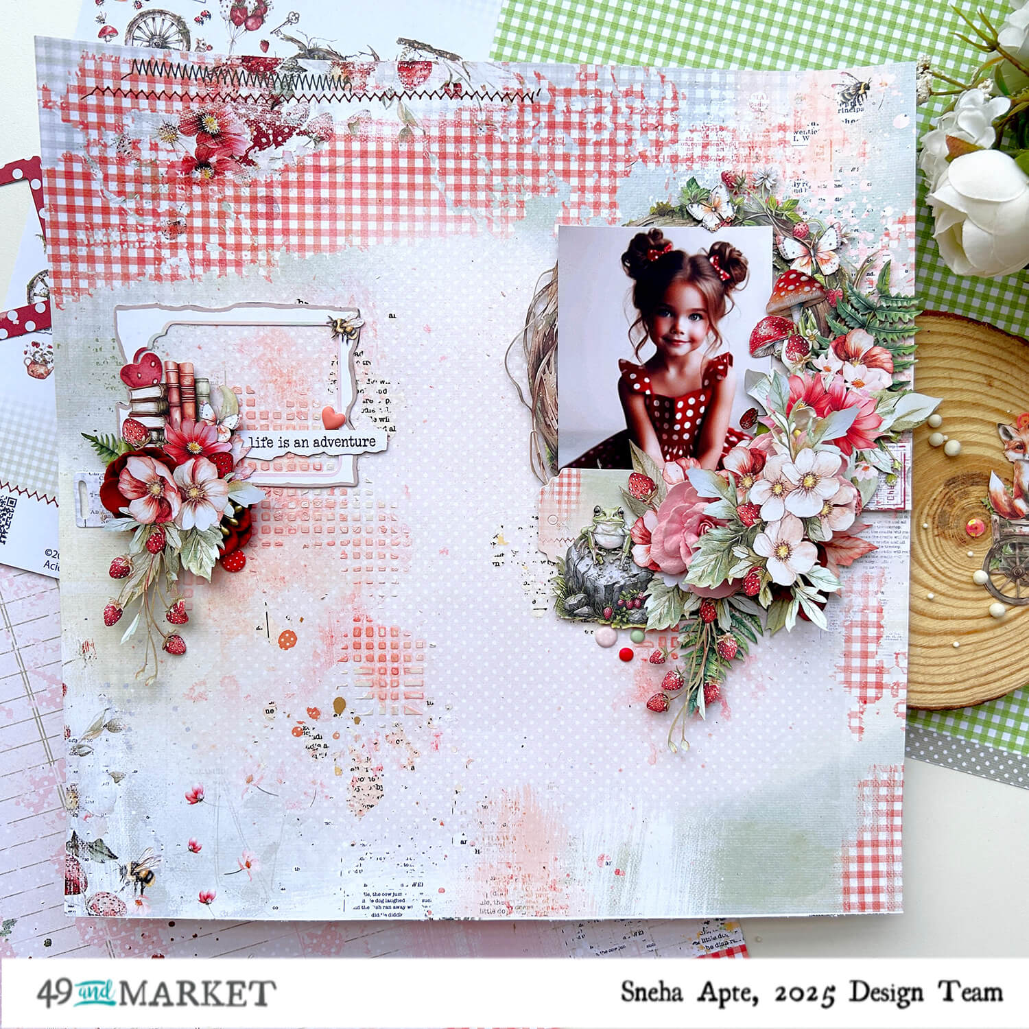 Life is an Adventure - Layout by Sneha