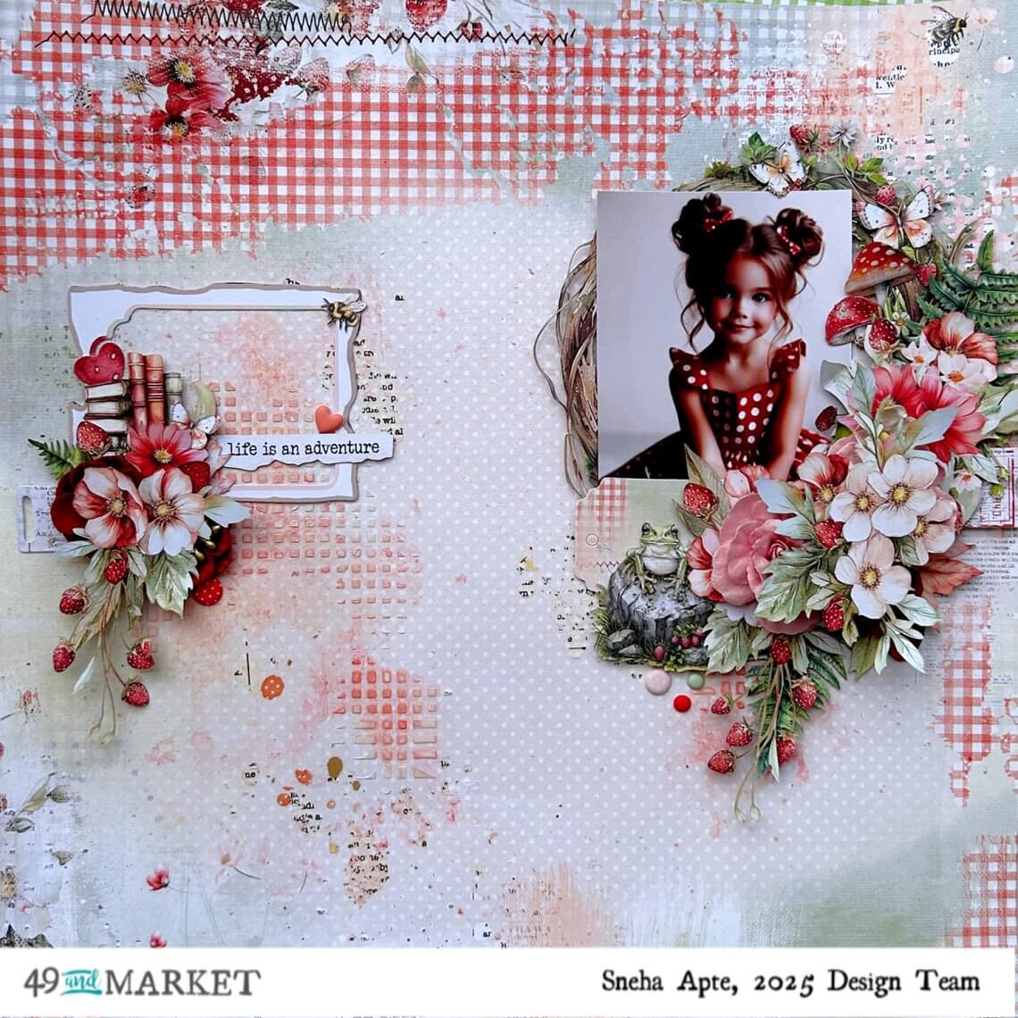 Life is an Adventure - Layout by Sneha