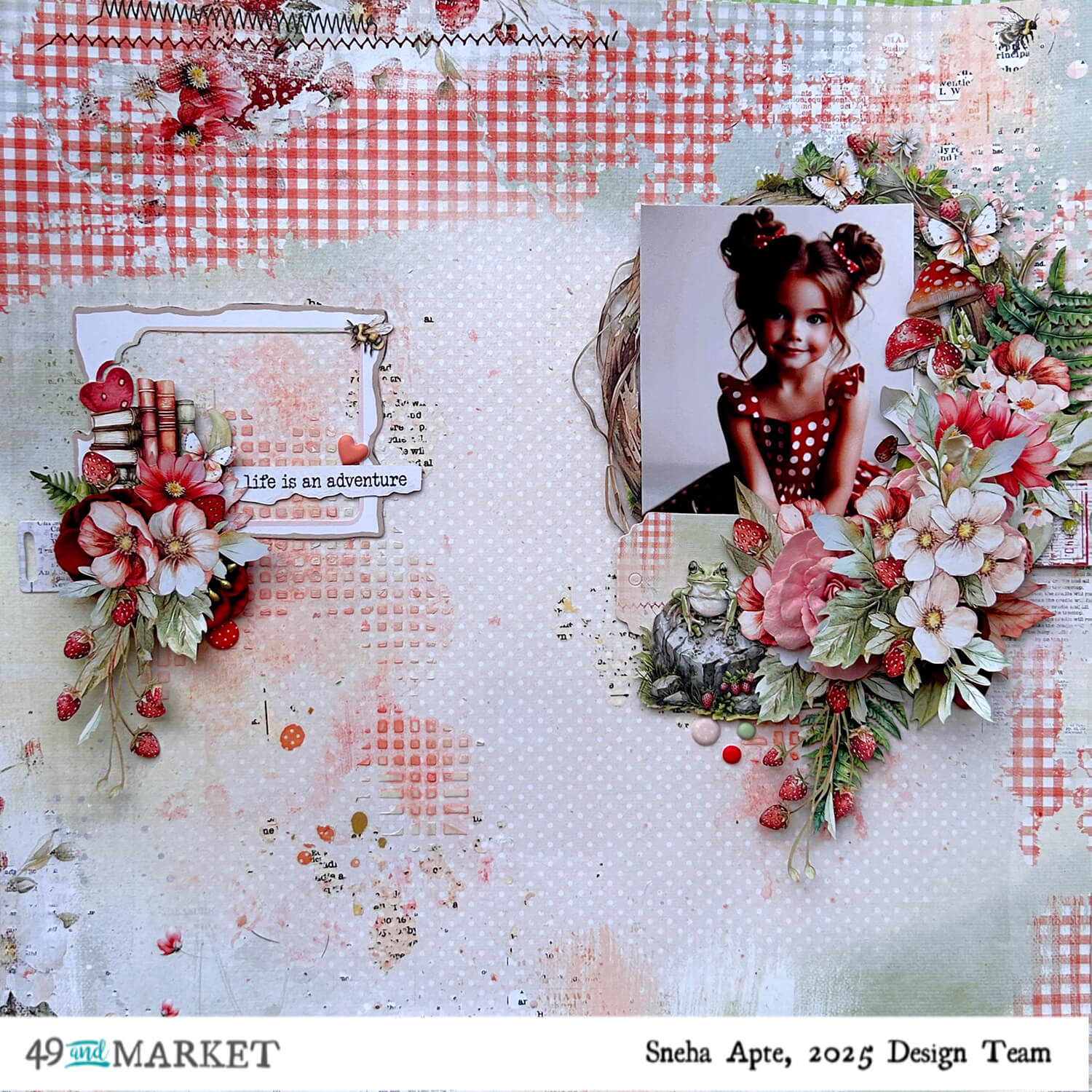 Life is an Adventure - Layout by Sneha