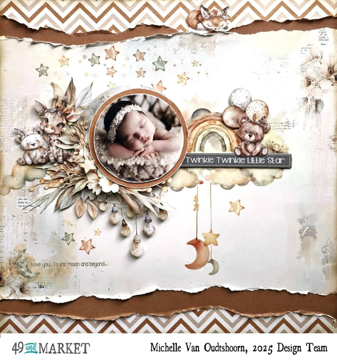 Twinkle Twinkle Little Star - Layout by Michelle