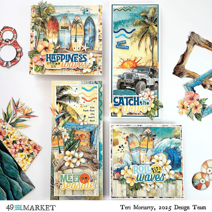 Beach Life! - Cards by Teri