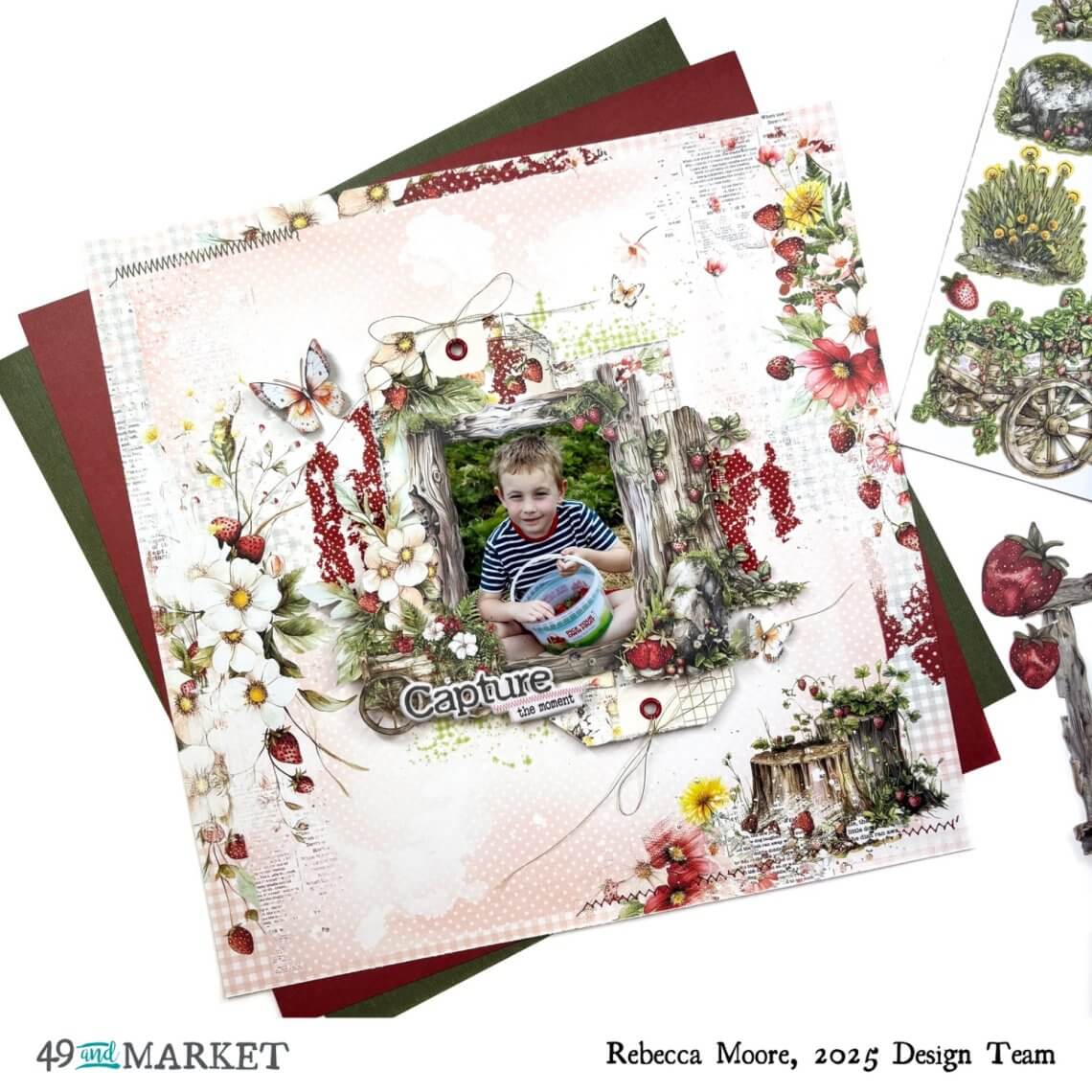 Capture the moment - Layout by Rebecca