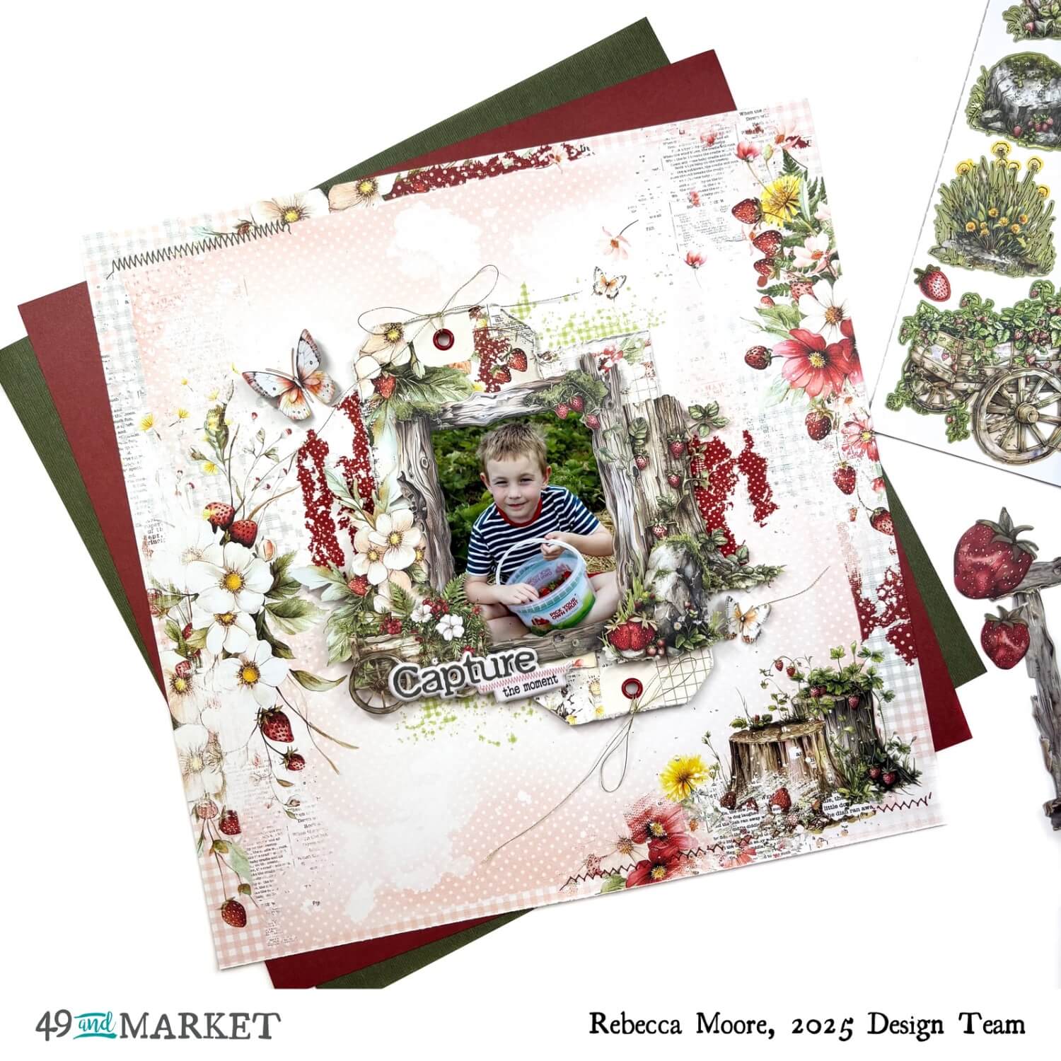 Capture the moment - Layout by Rebecca