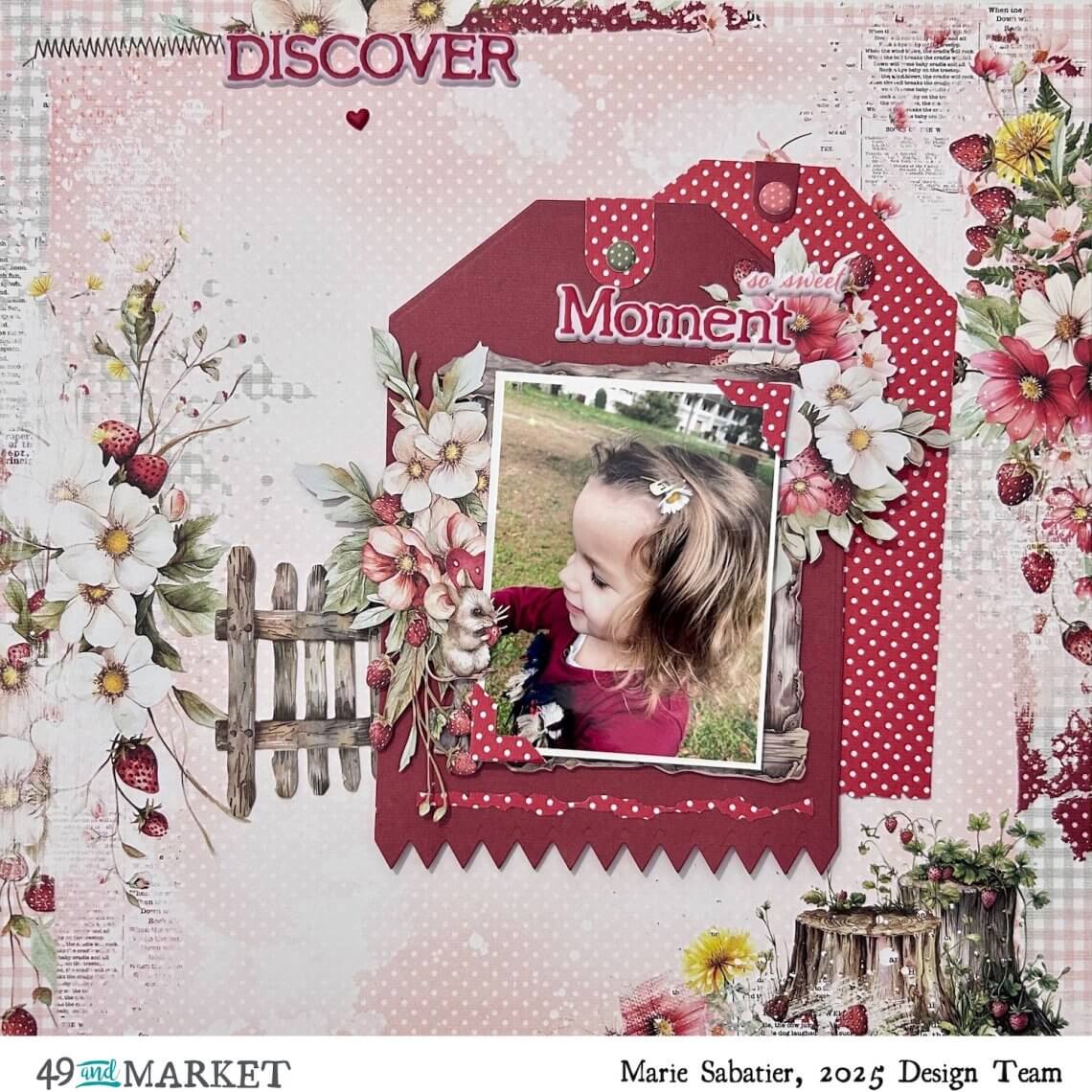 So sweet - Layout by Marie