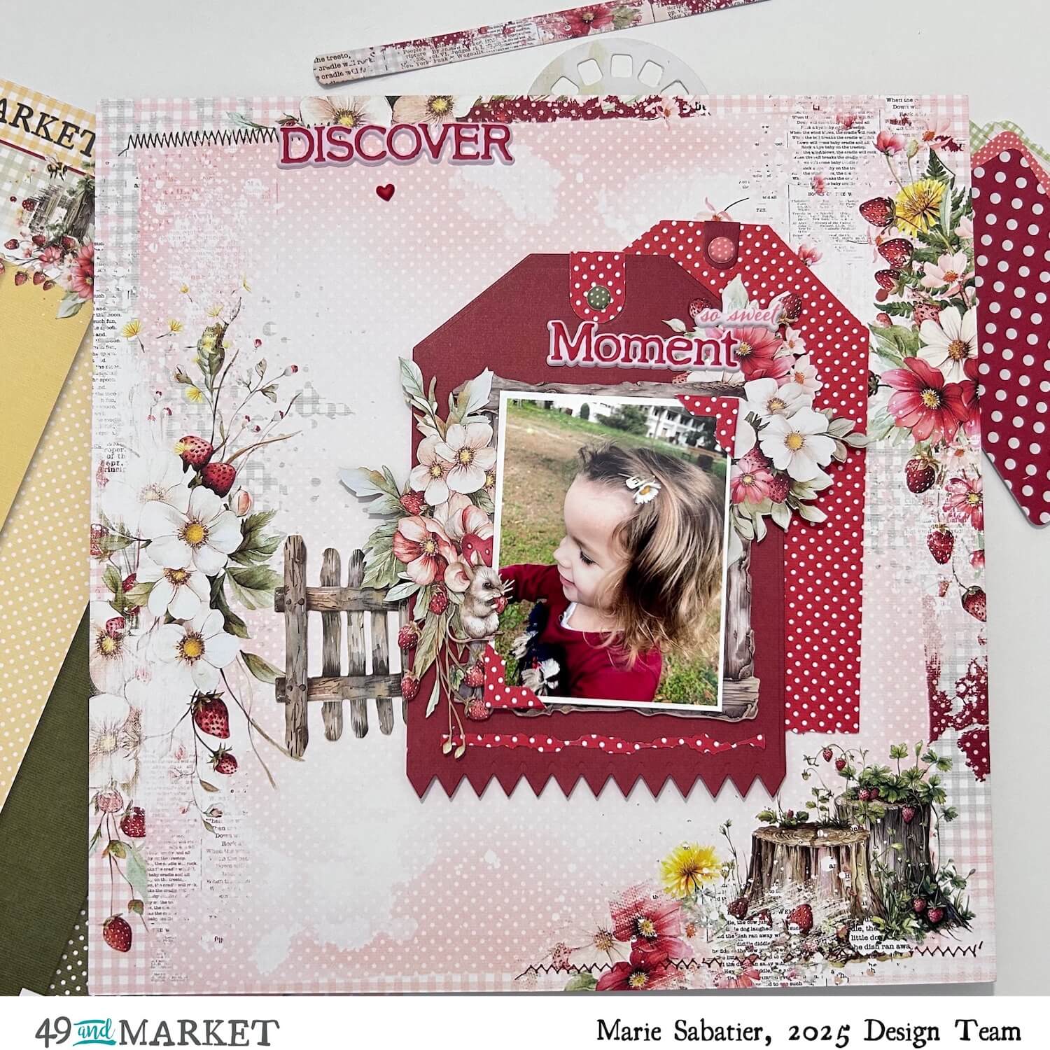 So sweet - Layout by Marie