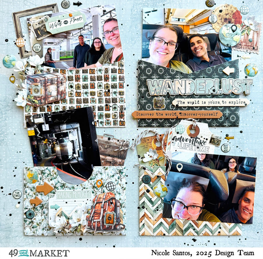 Wanderlust - Layout by Nicole