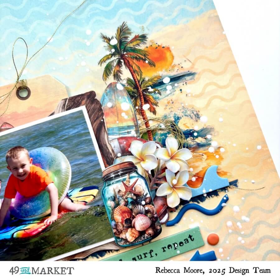 Catch The Wave - Layout by Rebecca