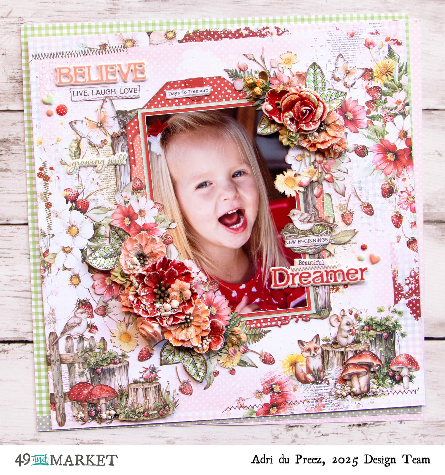 Beautiful dreamer - Layout by Adri