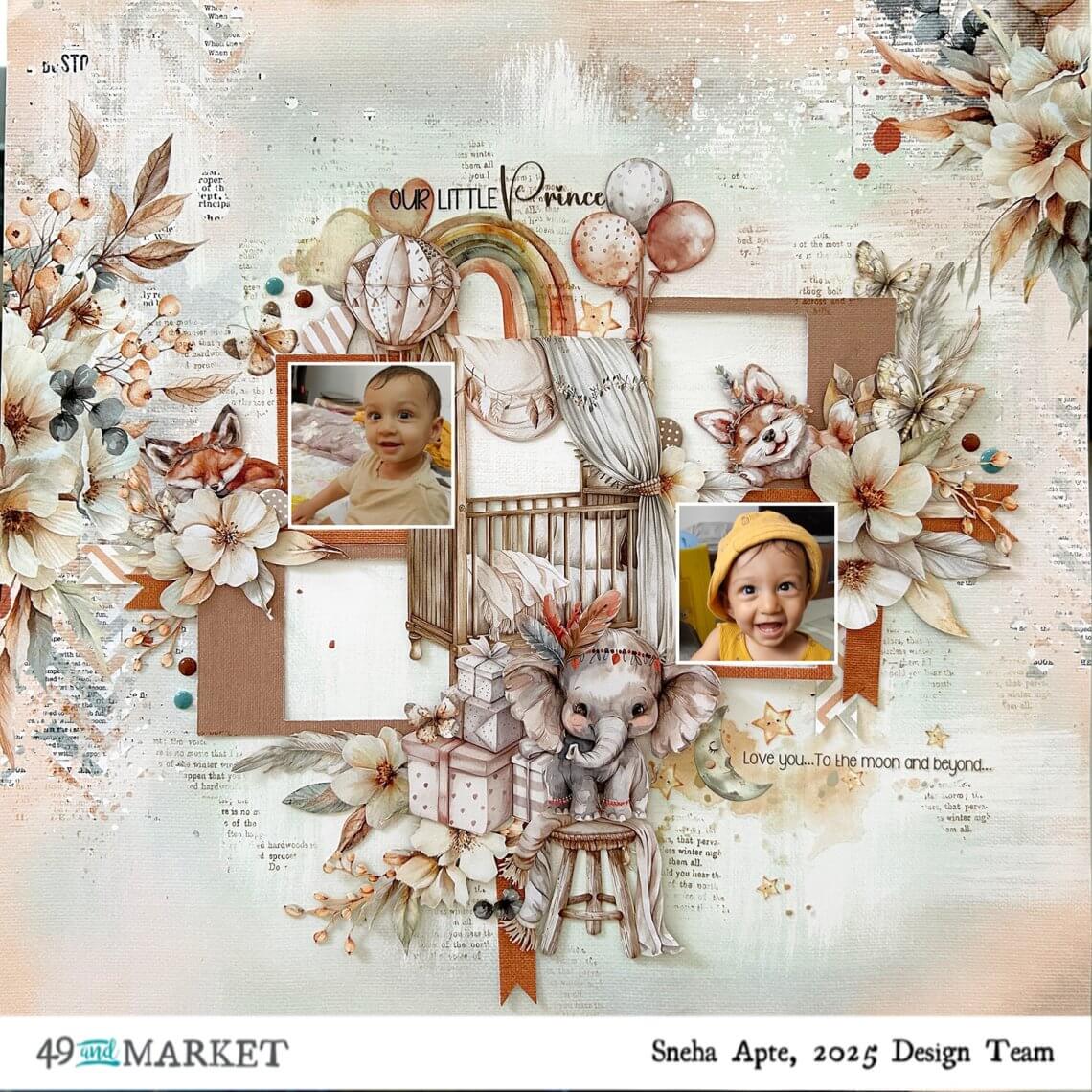 Little Dreamer - Layout by Sneha