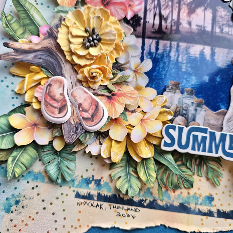Sumer Vibes - Layout by Michelle