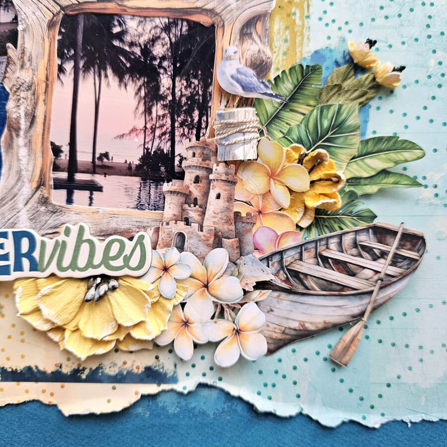 Sumer Vibes - Layout by Michelle