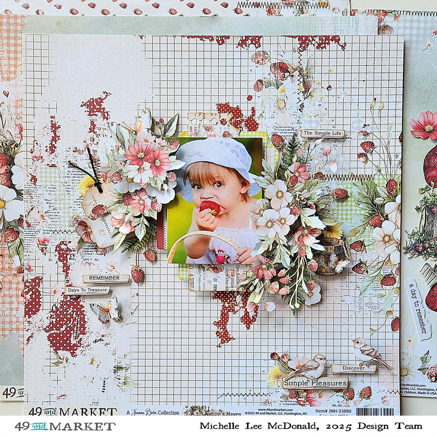 Simple Pleasures - Layout by Michelle Lee