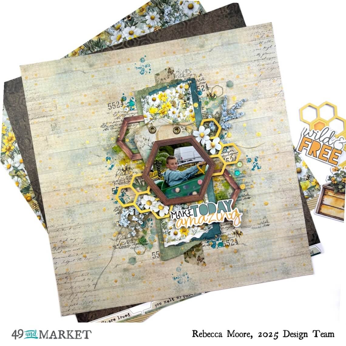 Make Today Amazing - Layout by Rebecca