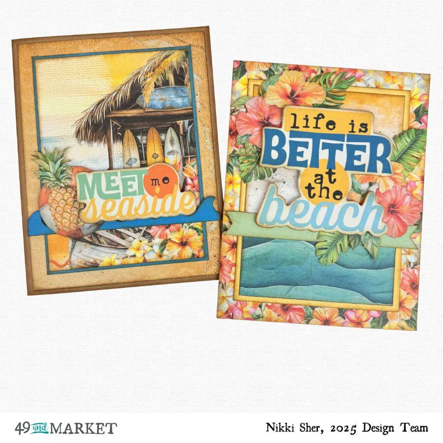 Beach Vibes - Cards by Nikki Sher