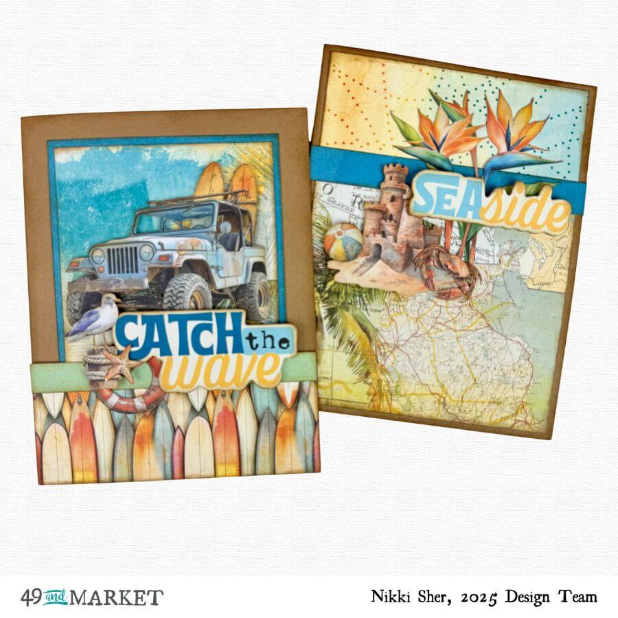 Beach Vibes - Cards by Nikki Sher