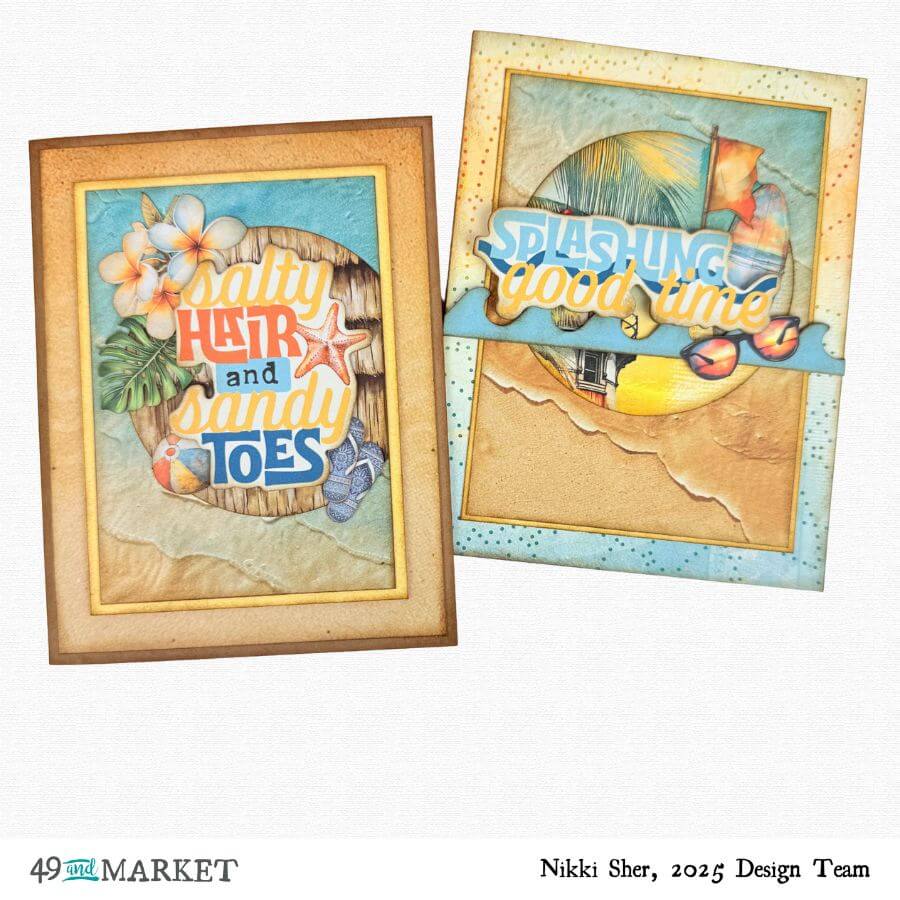 Beach Vibes - Cards by Nikki Sher