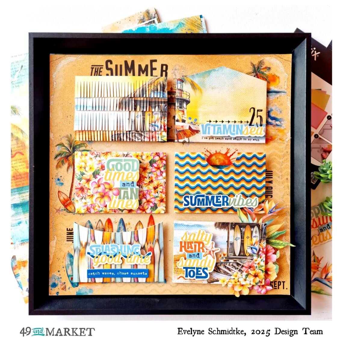 Summer Moodboard - Layout by Evy