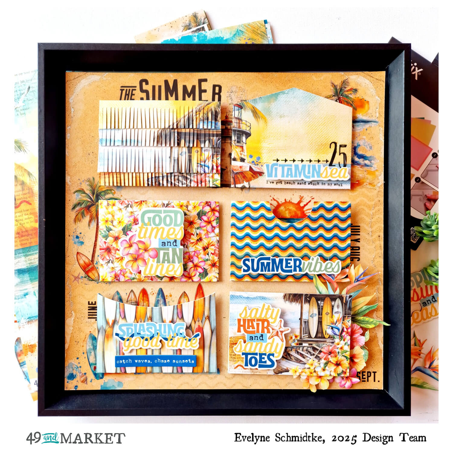 Summer Moodboard - Layout by Evy