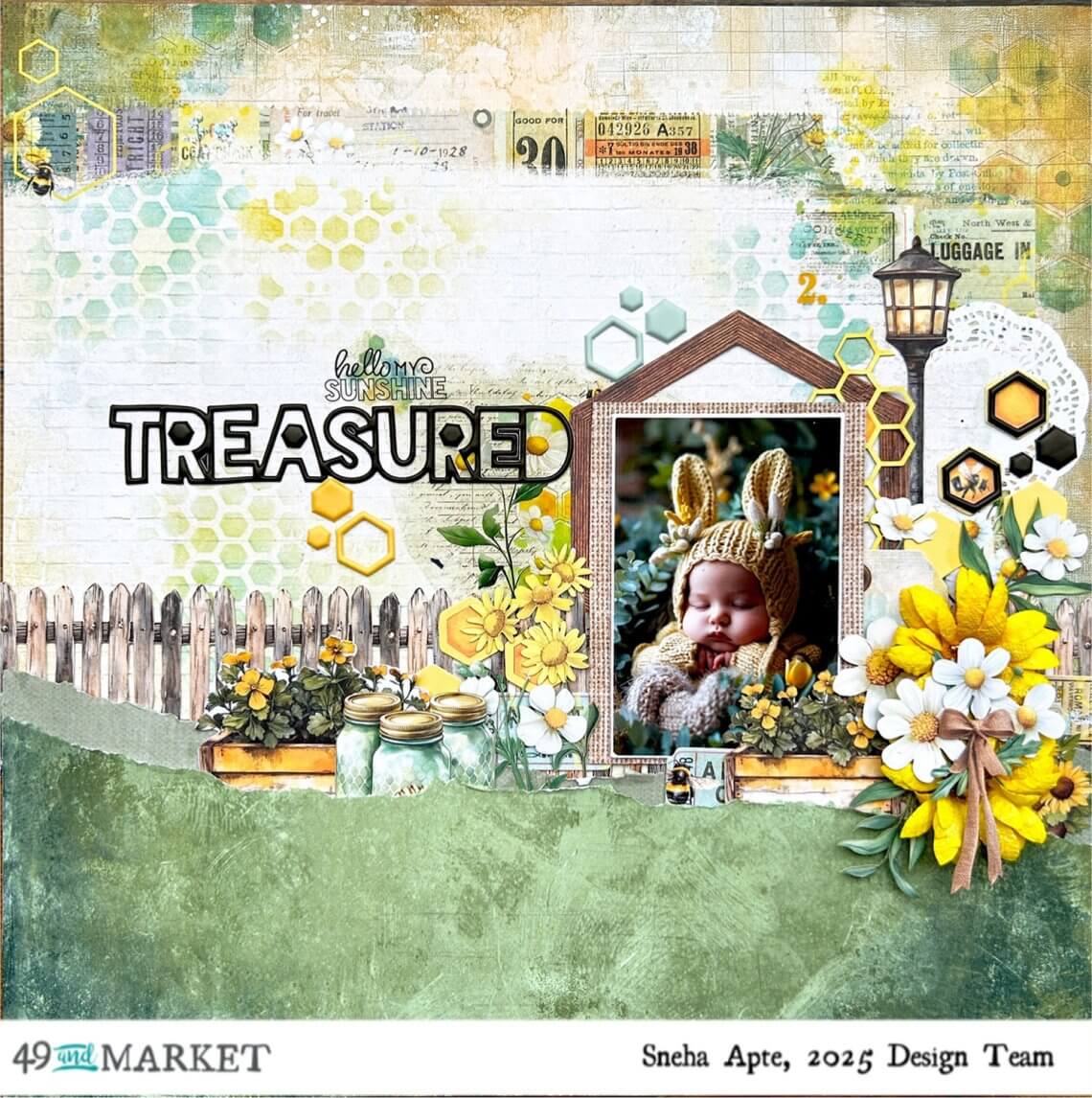 Botanical Buzz - Layout by Sneha