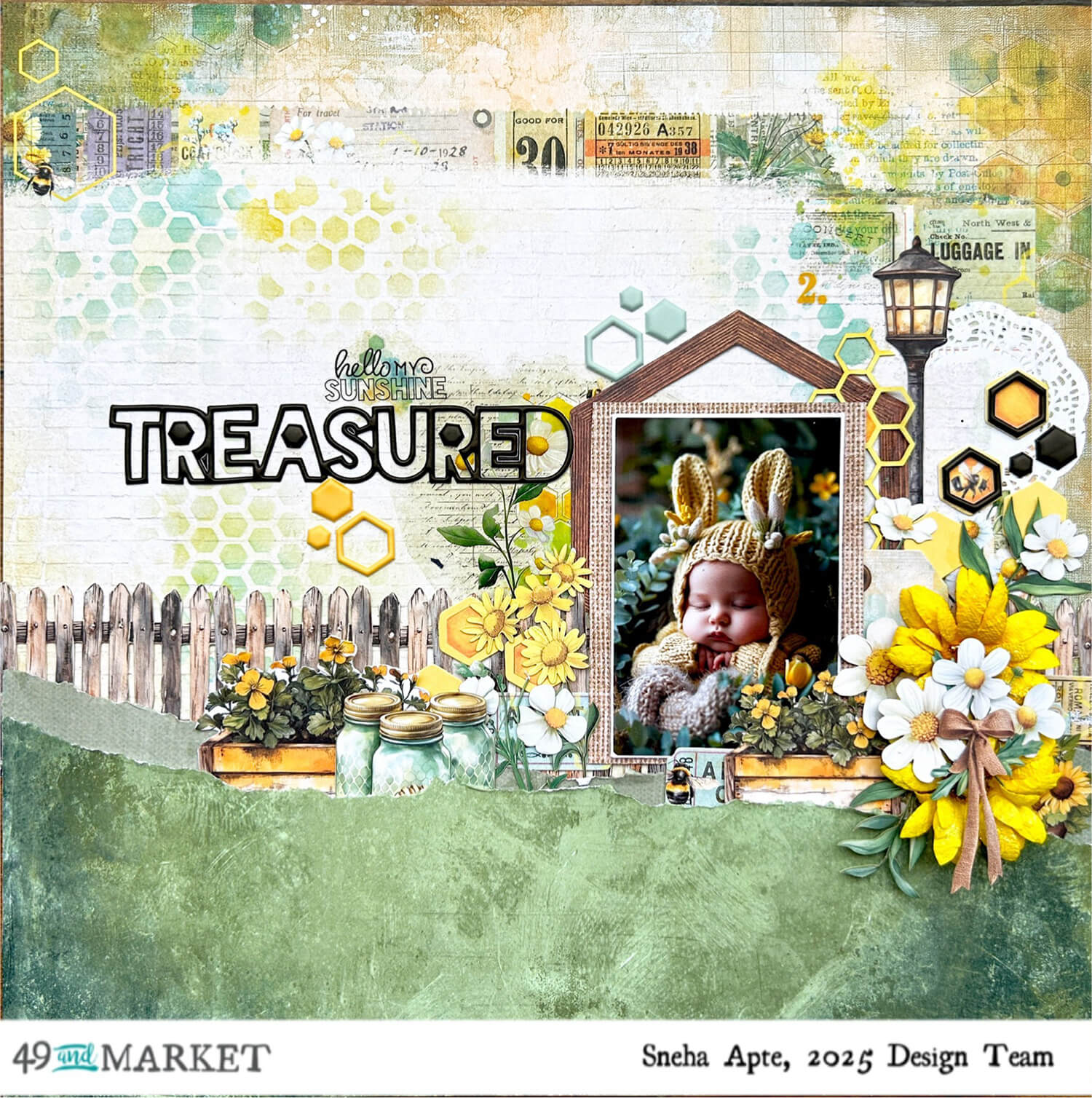 Botanical Buzz - Layout by Sneha