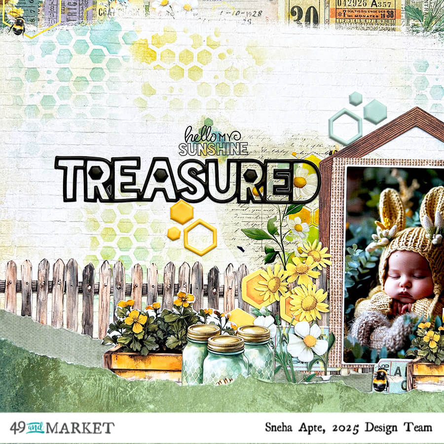 Botanical Buzz - Layout by Sneha