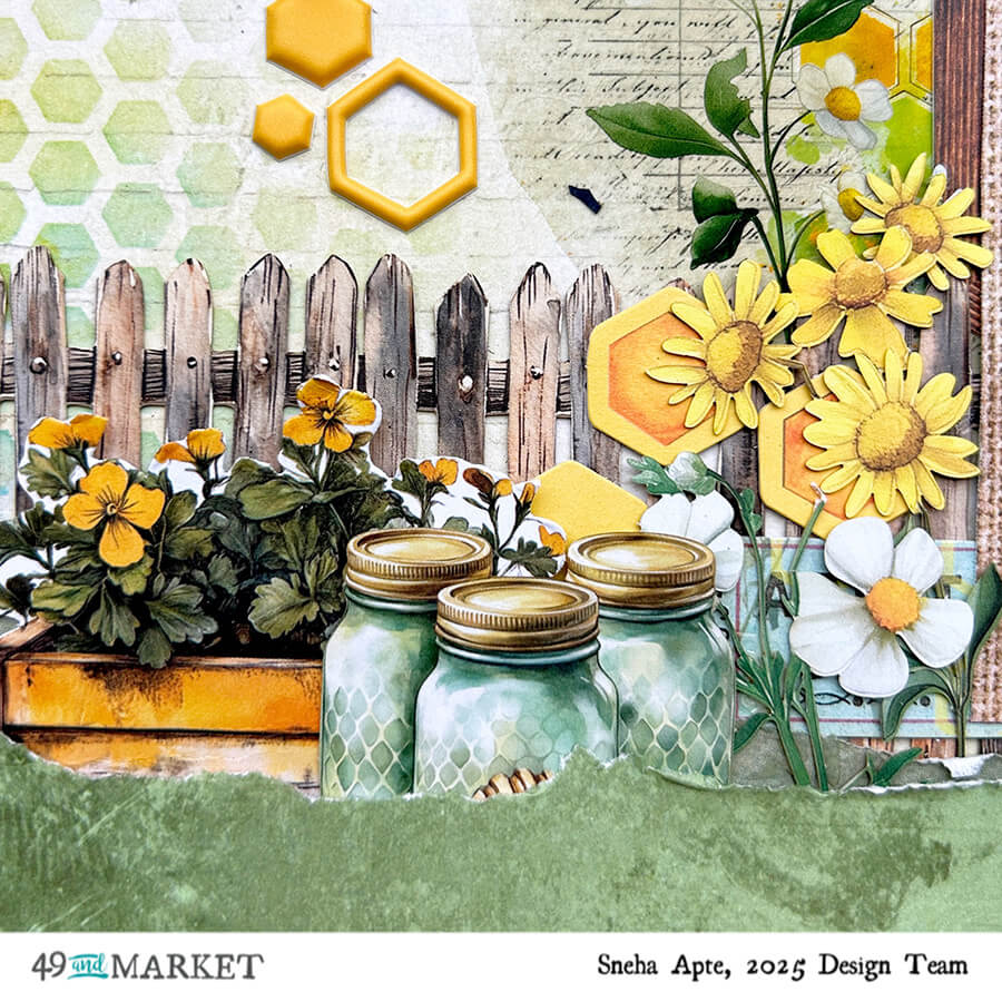 Botanical Buzz - Layout by Sneha
