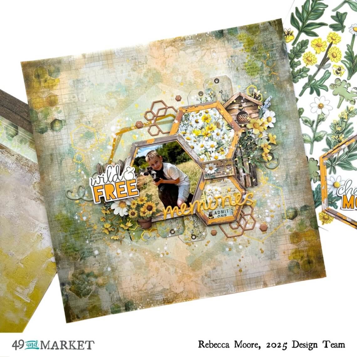 Wild and Free Memories - Layout by Rebecca