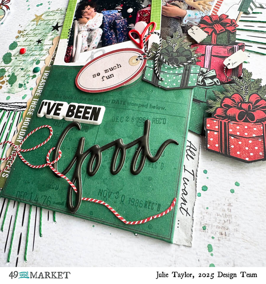 Santa I've been Good - Layout by Julie 